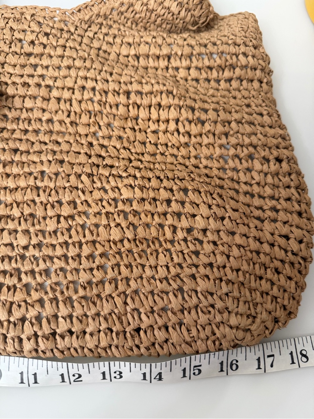 Tommy Bahama Brown Woven Tote with Tassel - Picture 6 of 14